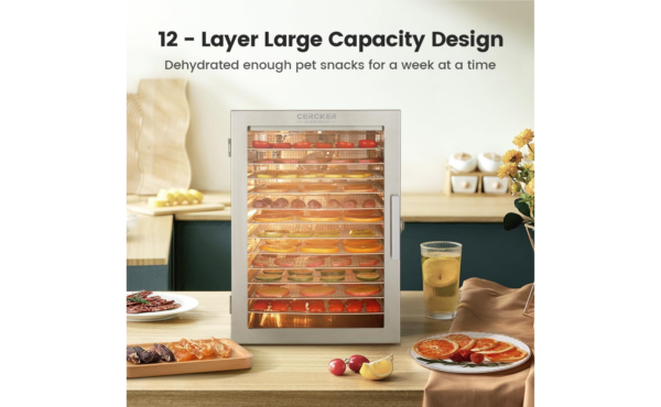 Food-Dehydrator Machine 12 Stainless Steel Trays