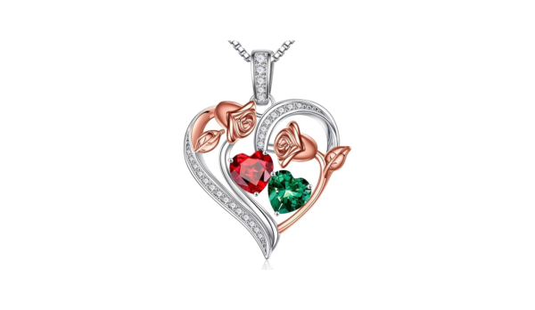 Iefil Jewelry for Women - 925 Sterling Silver Rose